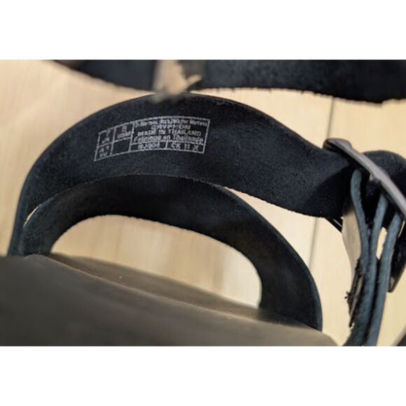 Dr. Martens Gryphon Black Brando Leather Gladiator Sandals UK 7 Unisex NWT - Picture 11 of 14